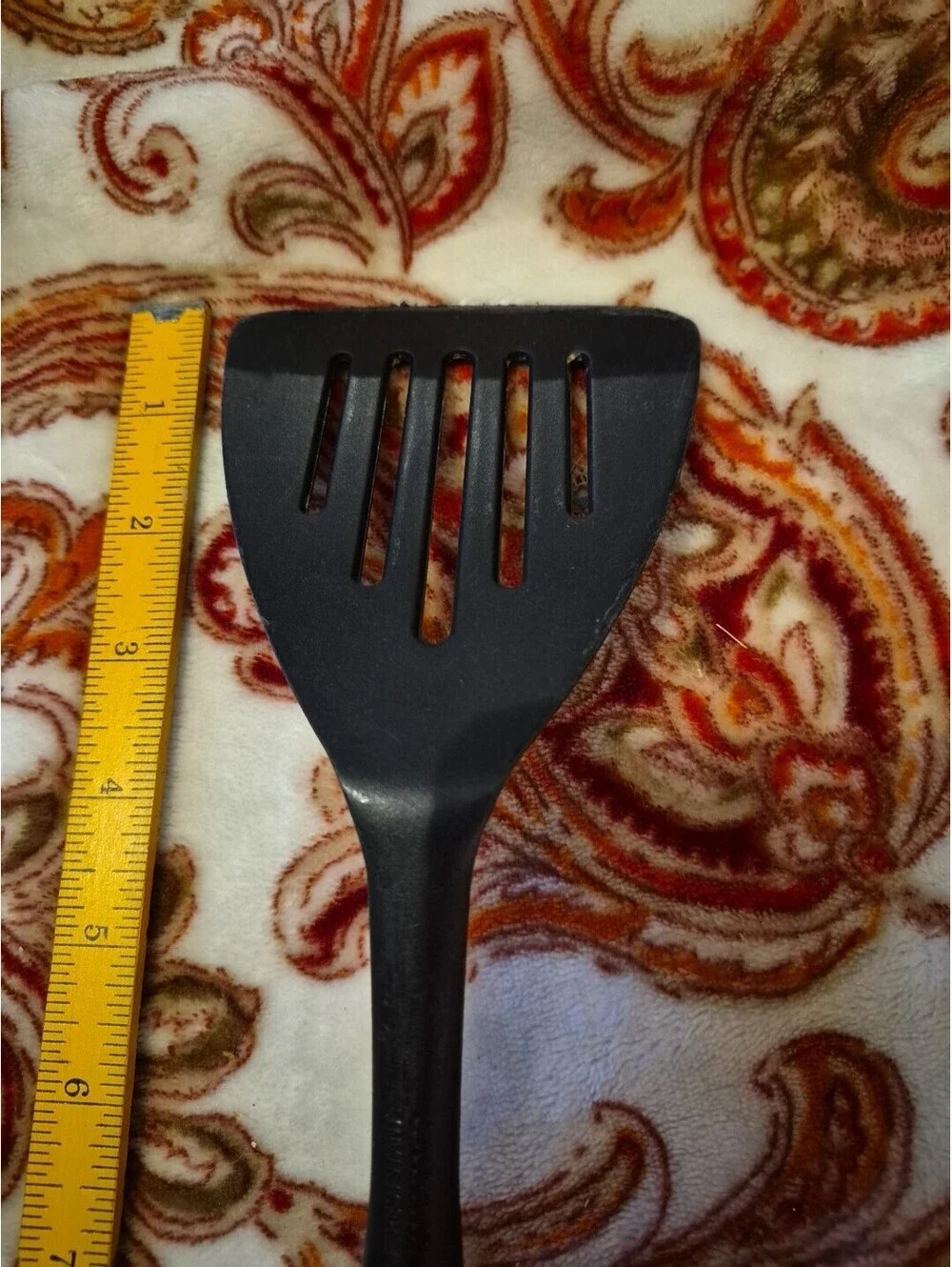 Rubbermaid Black Gray Solid Spatula 14